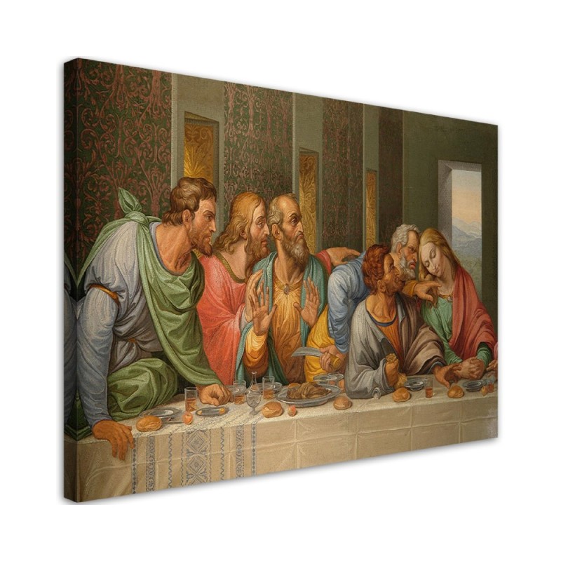 Leinwandbild - Das letzte Abendmahl - Leonardo da Vinci | Feeby