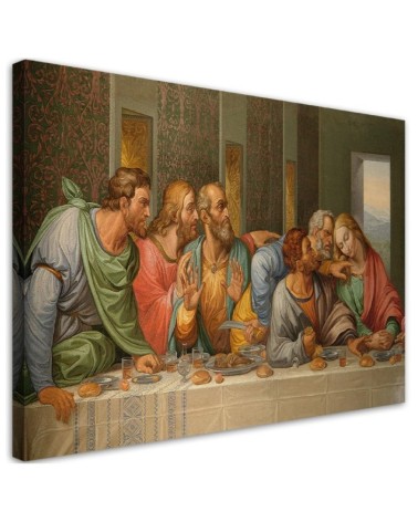 Leinwandbild - Das letzte Abendmahl - Leonardo da Vinci | Feeby