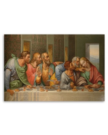 Leinwandbild - Das letzte Abendmahl - Leonardo da Vinci | Feeby