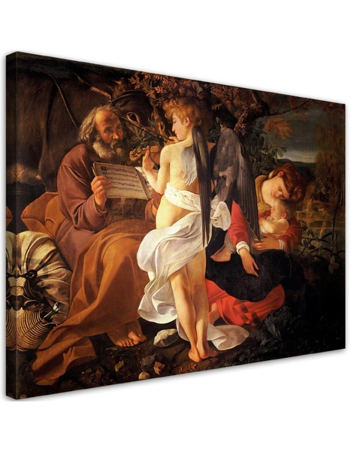 Bild - Rast auf der Flucht nach Ägypten - Caravaggio | Feeby