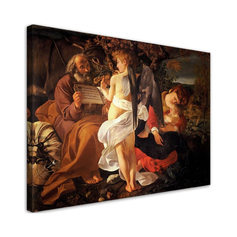 Bild - Rast auf der Flucht nach Ägypten - Caravaggio | Feeby