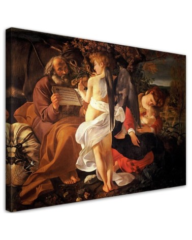 Bild - Rast auf der Flucht nach Ägypten - Caravaggio | Feeby