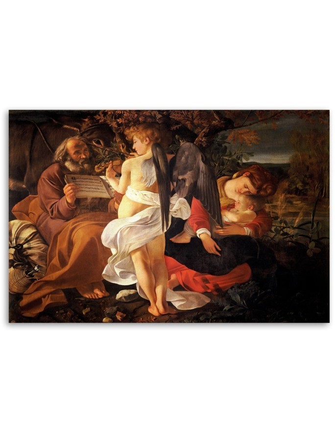 Obraz na płótnie - Ucieczka do Egiptu - Caravaggio | FEEBY