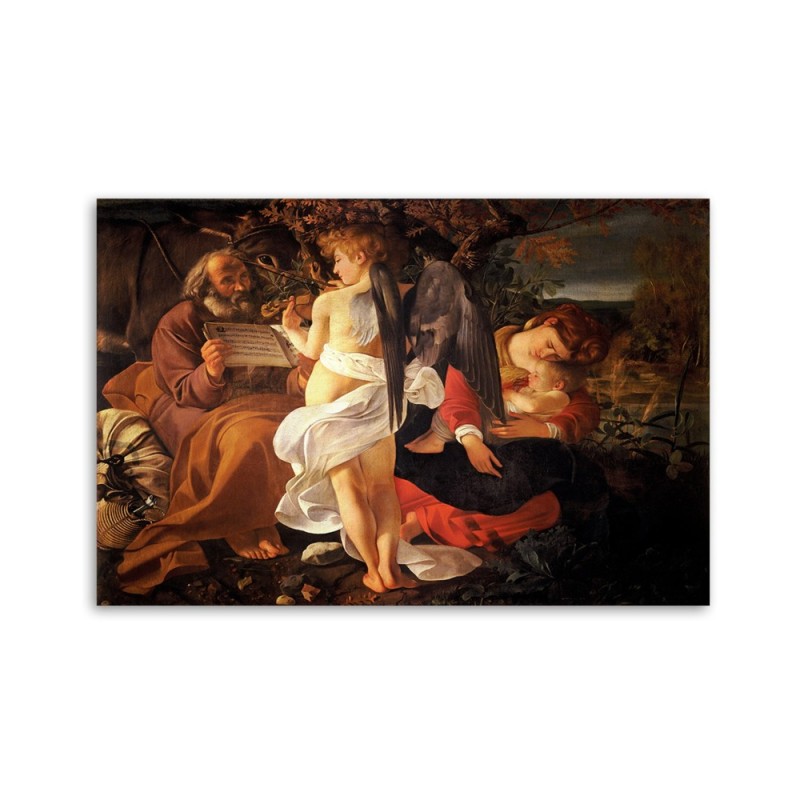 Bild - Rast auf der Flucht nach Ägypten - Caravaggio | Feeby