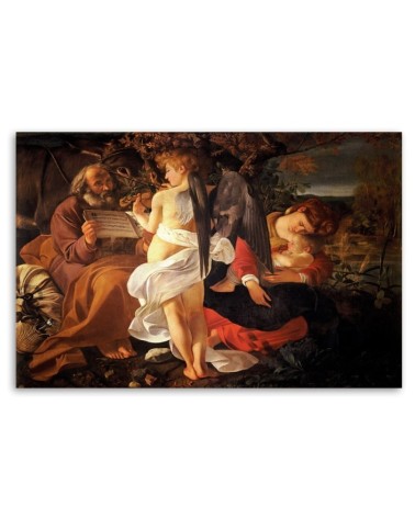 Bild - Rast auf der Flucht nach Ägypten - Caravaggio | Feeby