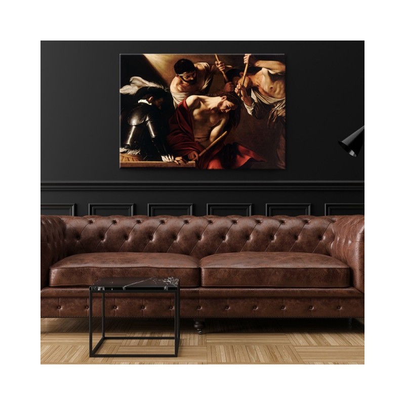 Modernes Wandbild - Dornenkrönung - Caravaggio | Feeby