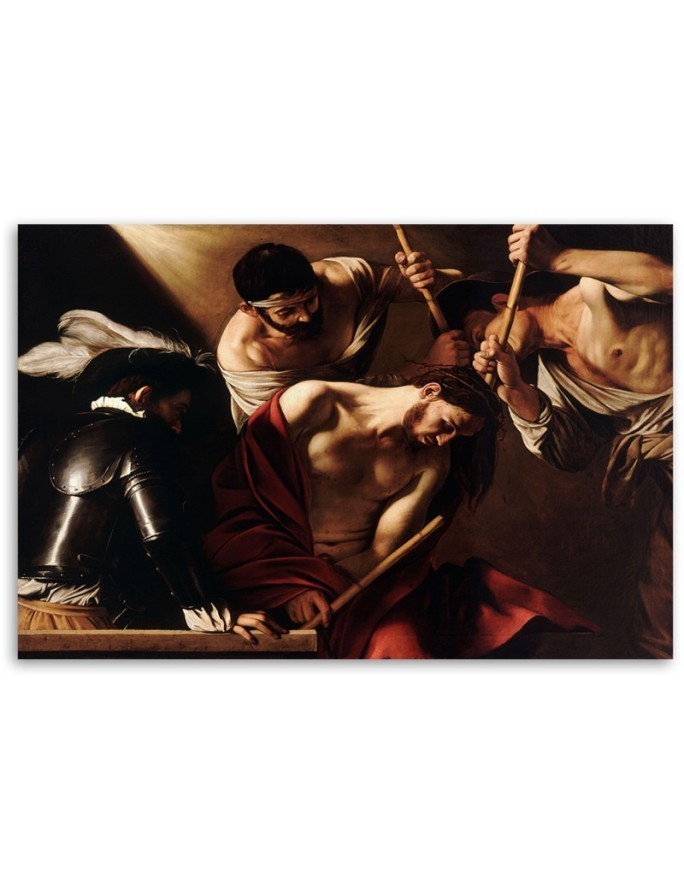 Obraz reprodukcja - Cierniem koronowanie - Caravaggio | FEEBY