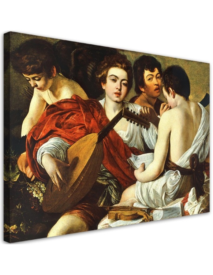Dekoratives Leinwandbild - Konzert - Caravaggio | Feeby