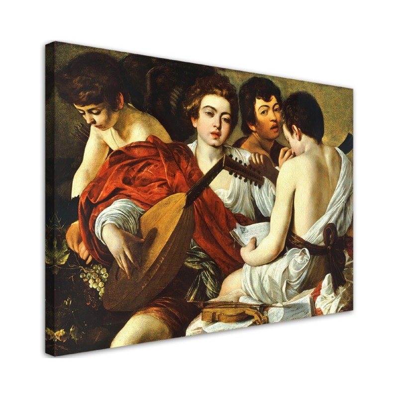 Dekoratives Leinwandbild - Konzert - Caravaggio | Feeby