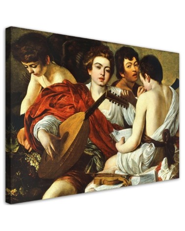 Dekoratives Leinwandbild - Konzert - Caravaggio | Feeby