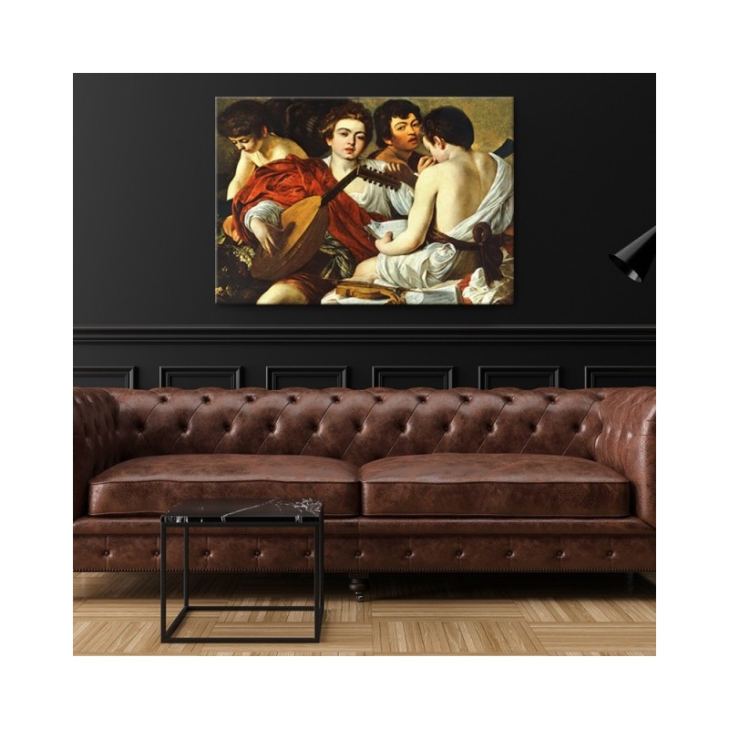 Dekoratives Leinwandbild - Konzert - Caravaggio | Feeby