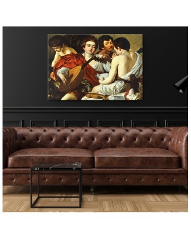 Dekoratives Leinwandbild - Konzert - Caravaggio | Feeby