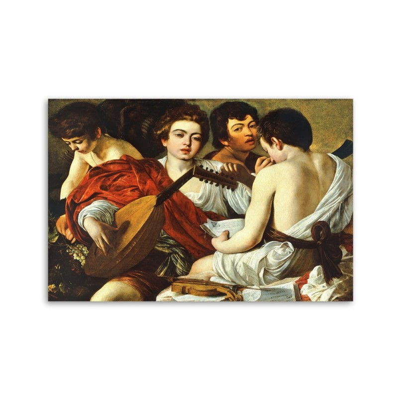 Dekoratives Leinwandbild - Konzert - Caravaggio | Feeby