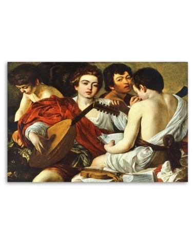 Dekoratives Leinwandbild - Konzert - Caravaggio | Feeby