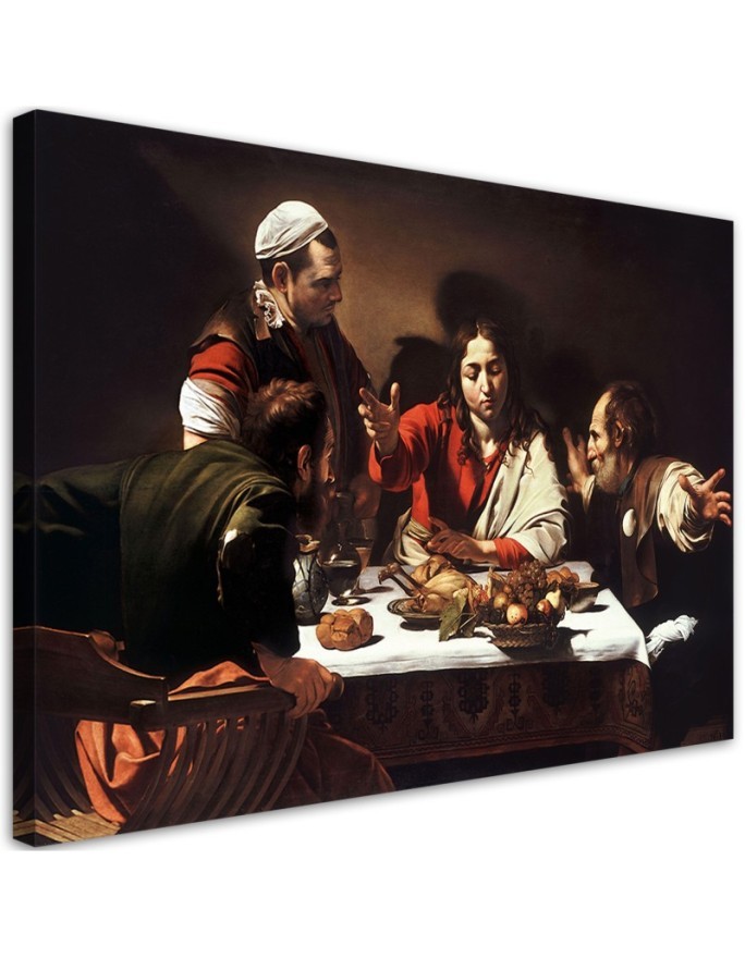 Leinwandbild - Abendmahl in Emmaus - Caravaggio | Feeby