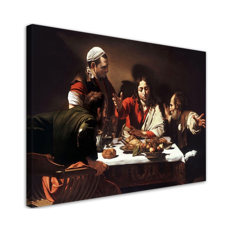 Leinwandbild - Abendmahl in Emmaus - Caravaggio | Feeby