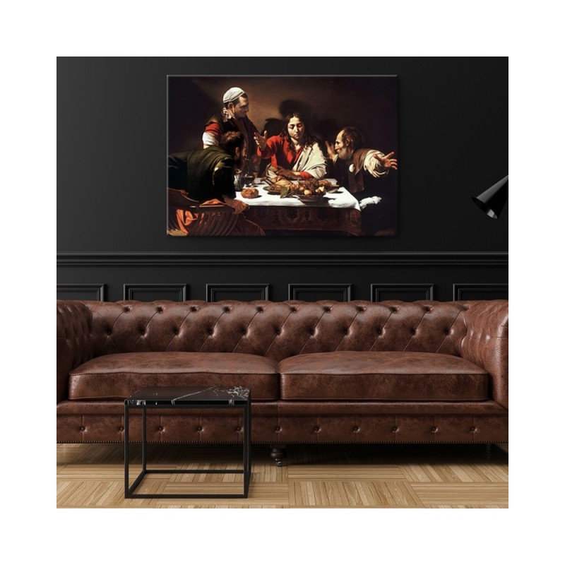 Leinwandbild - Abendmahl in Emmaus - Caravaggio | Feeby