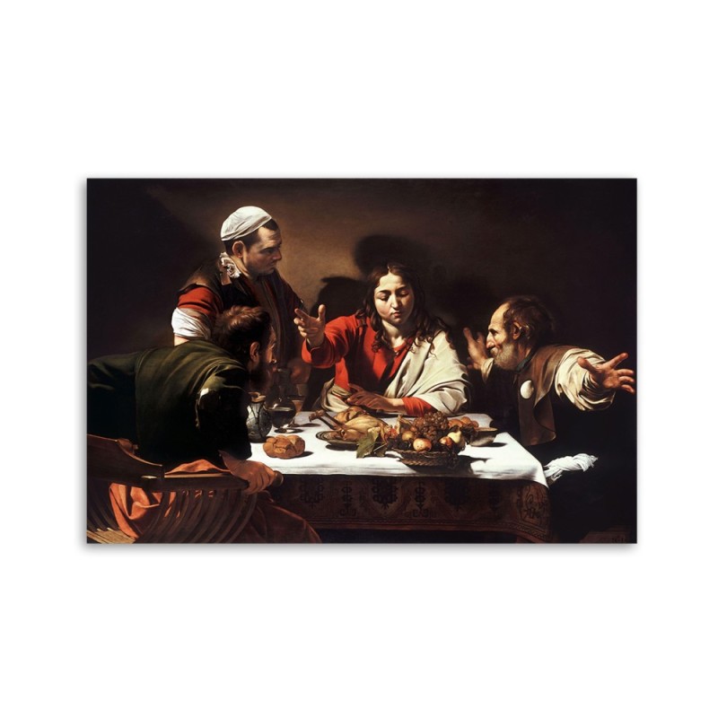 Leinwandbild - Abendmahl in Emmaus - Caravaggio | Feeby