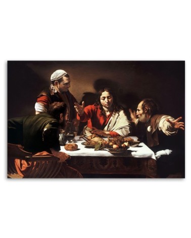 Leinwandbild - Abendmahl in Emmaus - Caravaggio | Feeby