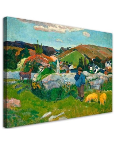 Leinwanddruck - Der Schweinehirt - Paul Gauguin | Feeby