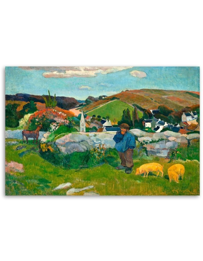 Reprodukcja obrazu - The Swineherd - Paul Gauguin | FEEBY