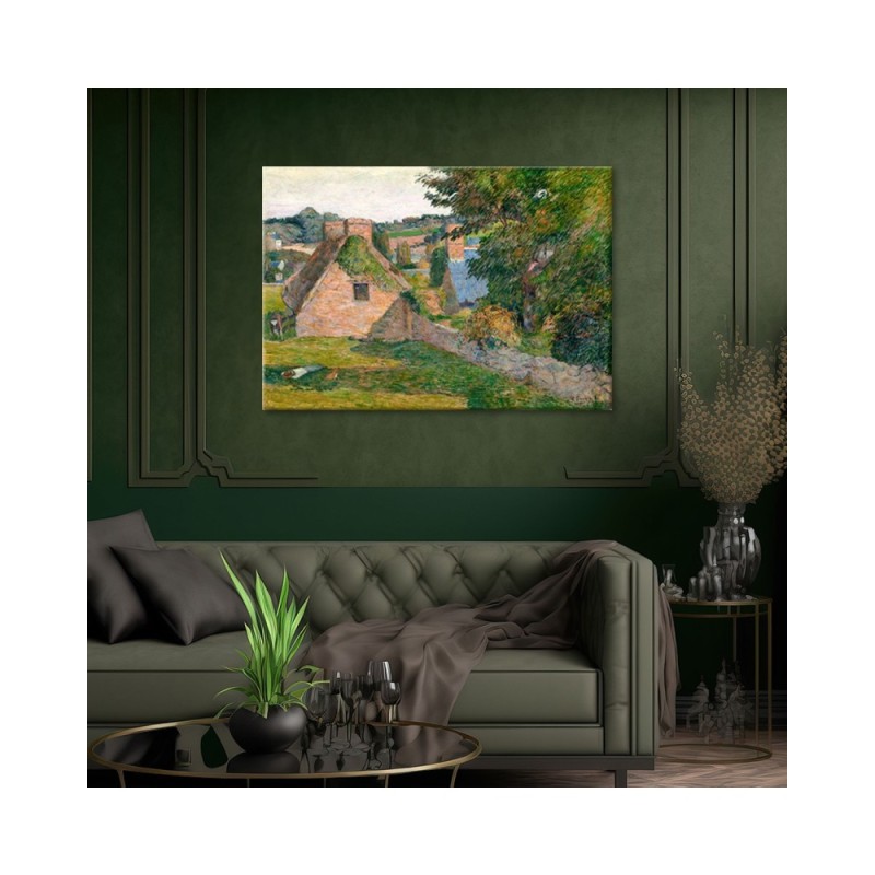 Leinwandbild - Die Häuser von Vaugirard - Paul Gauguin | Feeby