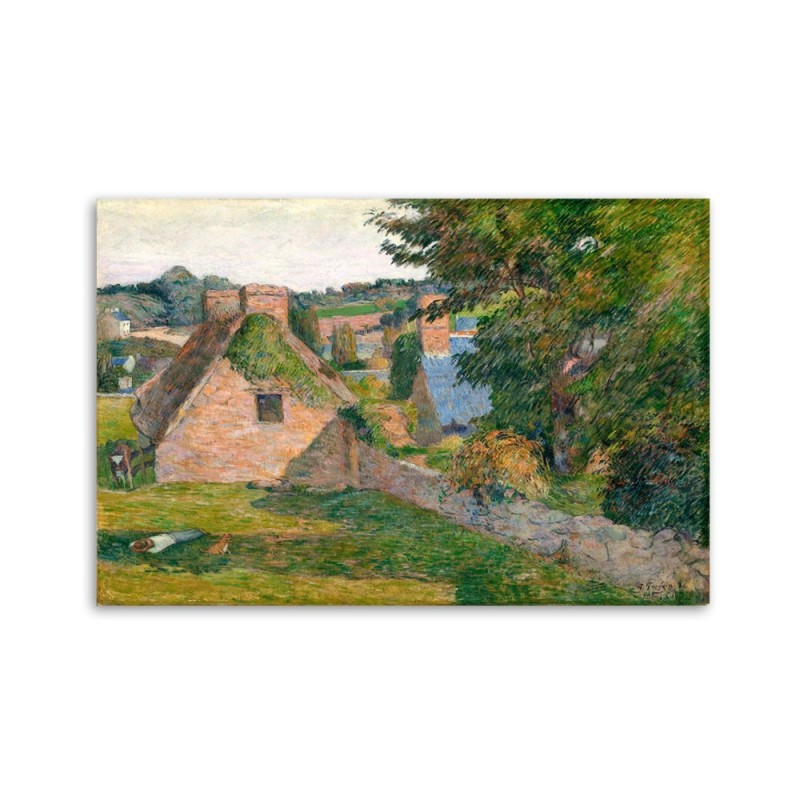 Leinwandbild - Die Häuser von Vaugirard - Paul Gauguin | Feeby