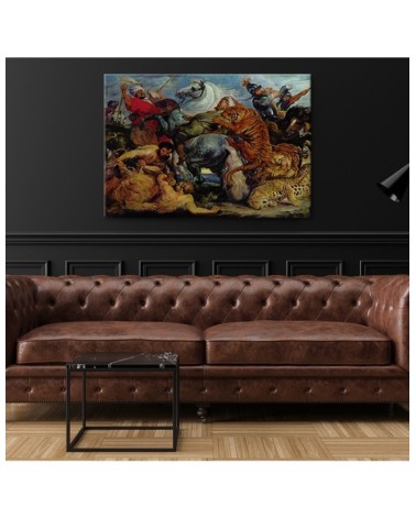 Bild auf Leinwand - Die Jagd auf den Tiger - P. P. Rubens | Feeby