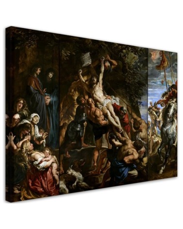 Leinwandbild - Die Erhöhung des Kreuzes - P. P. Rubens | Feeby