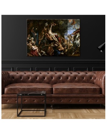 Leinwandbild - Die Erhöhung des Kreuzes - P. P. Rubens | Feeby