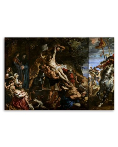 Leinwandbild - Die Erhöhung des Kreuzes - P. P. Rubens | Feeby
