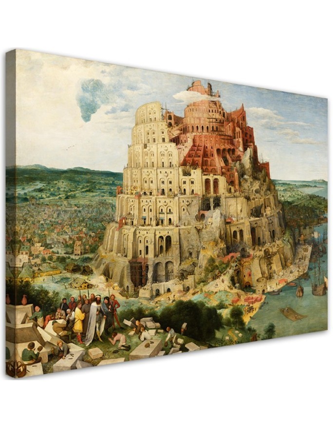 Bild auf Leinwand - Der Turmbau zu Babel - Pieter Bruegel | Feeby
