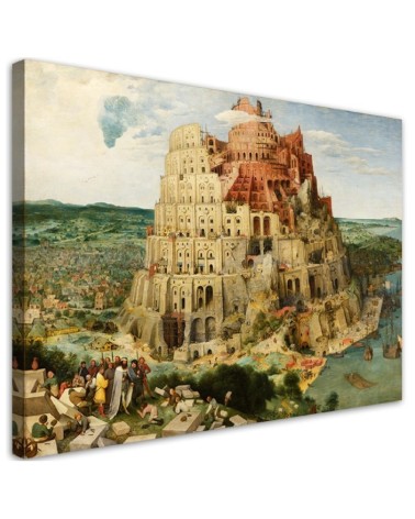 Bild auf Leinwand - Der Turmbau zu Babel - Pieter Bruegel | Feeby