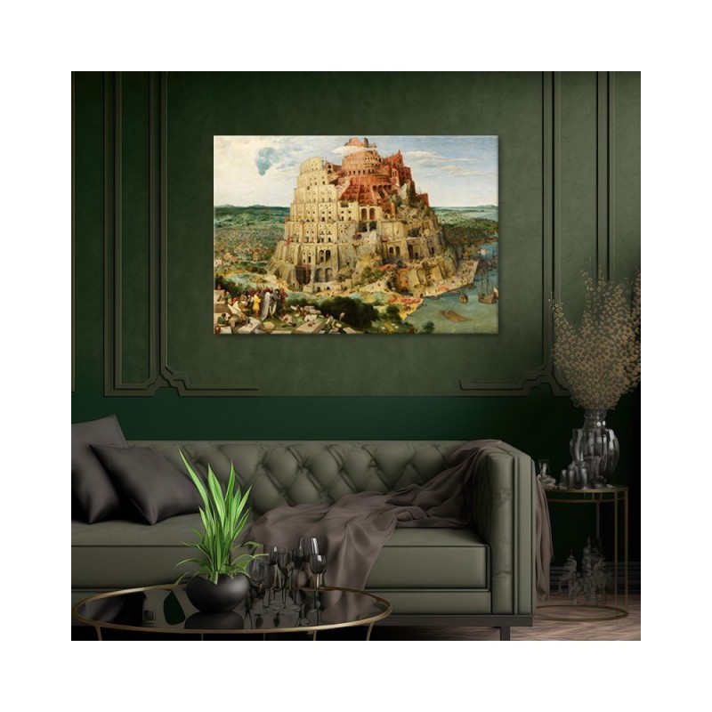 Bild auf Leinwand - Der Turmbau zu Babel - Pieter Bruegel | Feeby