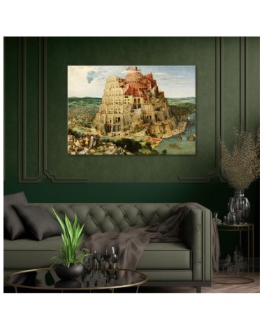 Bild auf Leinwand - Der Turmbau zu Babel - Pieter Bruegel | Feeby