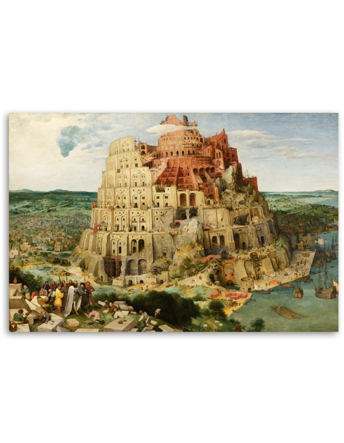 Obraz na płótnie - Wieża Babel - Pieter Bruegel | FEEBY