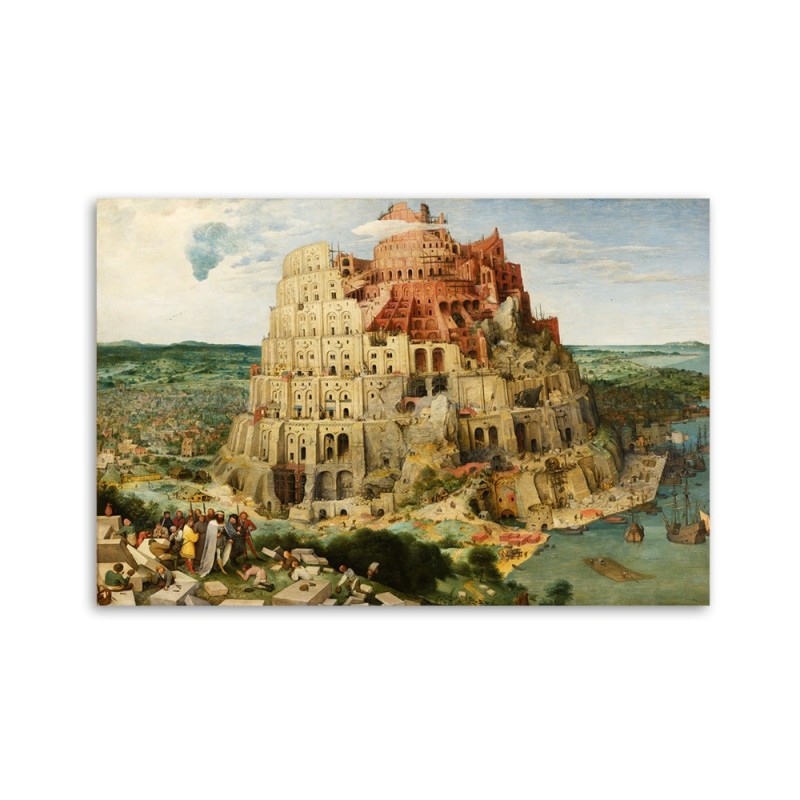 Bild auf Leinwand - Der Turmbau zu Babel - Pieter Bruegel | Feeby