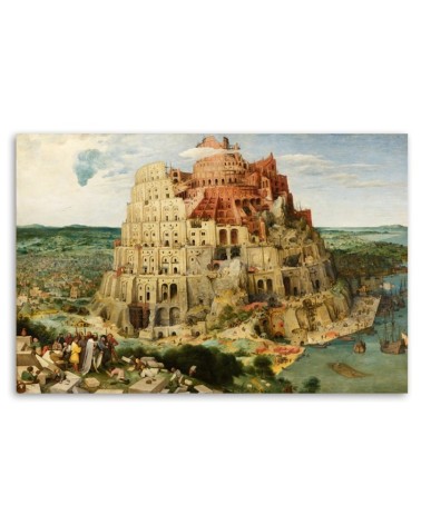 Bild auf Leinwand - Der Turmbau zu Babel - Pieter Bruegel | Feeby
