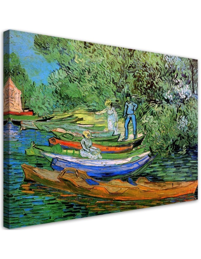 Modernes Wandbild - Ufer der Oise in Auvers - V. van Gogh | Feeby