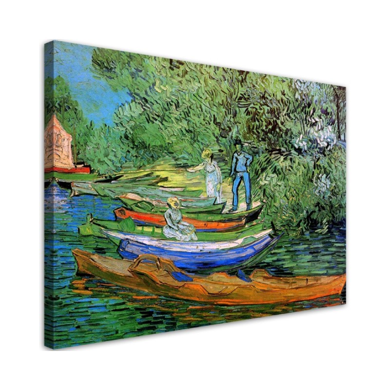 Modernes Wandbild - Ufer der Oise in Auvers - V. van Gogh | Feeby