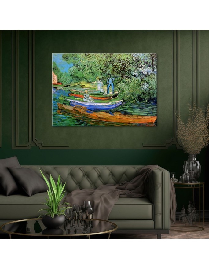 Obraz na płótnie - Brzeg Oise w Auvers - V. van Gogh | FEEBY