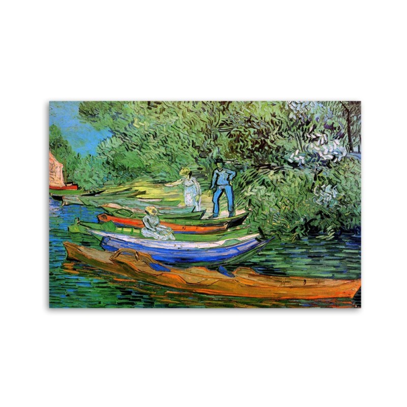 Modernes Wandbild - Ufer der Oise in Auvers - V. van Gogh | Feeby