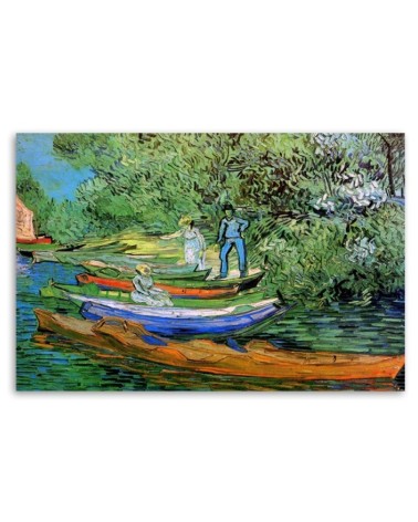Modernes Wandbild - Ufer der Oise in Auvers - V. van Gogh | Feeby