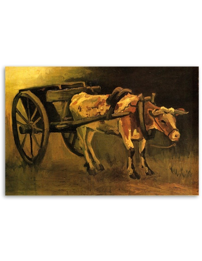 Obraz reprodukcja - Wózek i wół - V. van Gogh | FEEBY