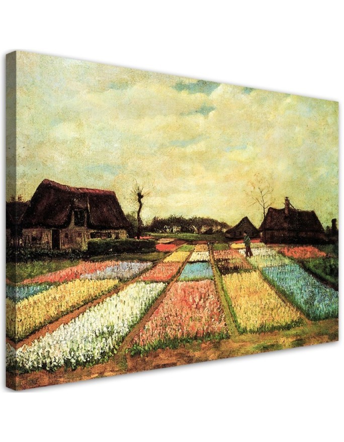 Obraz na płótnie - Pola kwiatowe - V. van Gogh | FEEBY