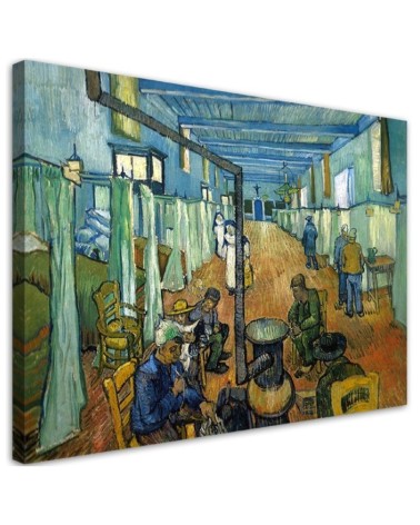 Canvas print reproduction - Hospital in Arles | FEEBY