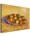 Obraz na płótnie - Kosz pełen jabłek - V. van Gogh | FEEBY