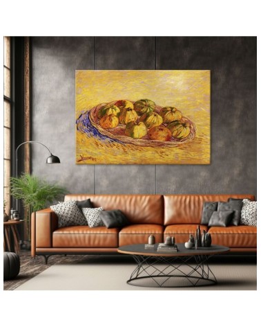 Leinwandbild - Korb voller Äpfel - V. van Gogh | Feeby