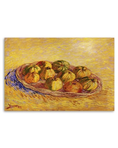 Leinwandbild - Korb voller Äpfel - V. van Gogh | Feeby