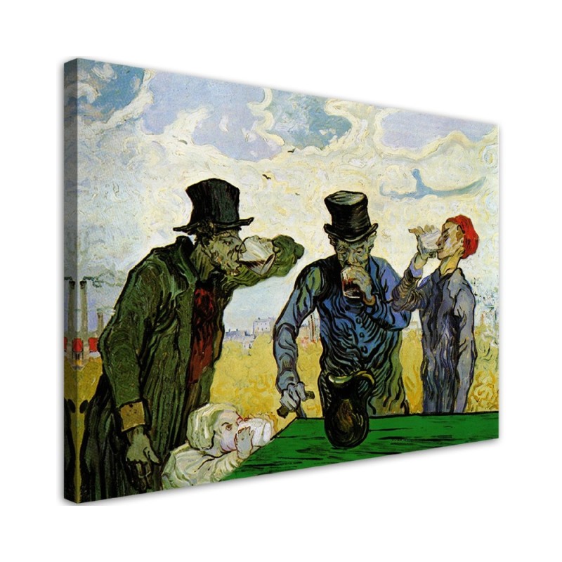 Bild auf Leinwand - Trinkend - V. van Gogh | Feeby
